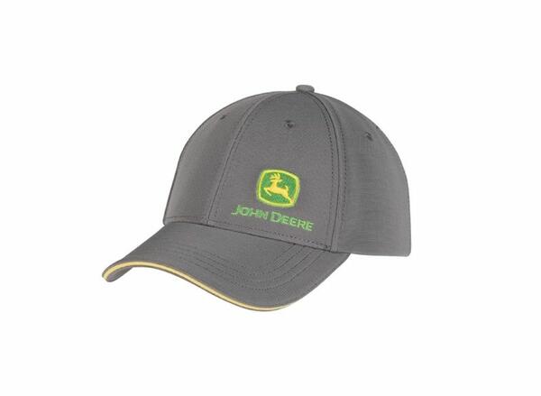 KŠILTOVKA JOHN DEERE BASECAP, ŠEDÁ