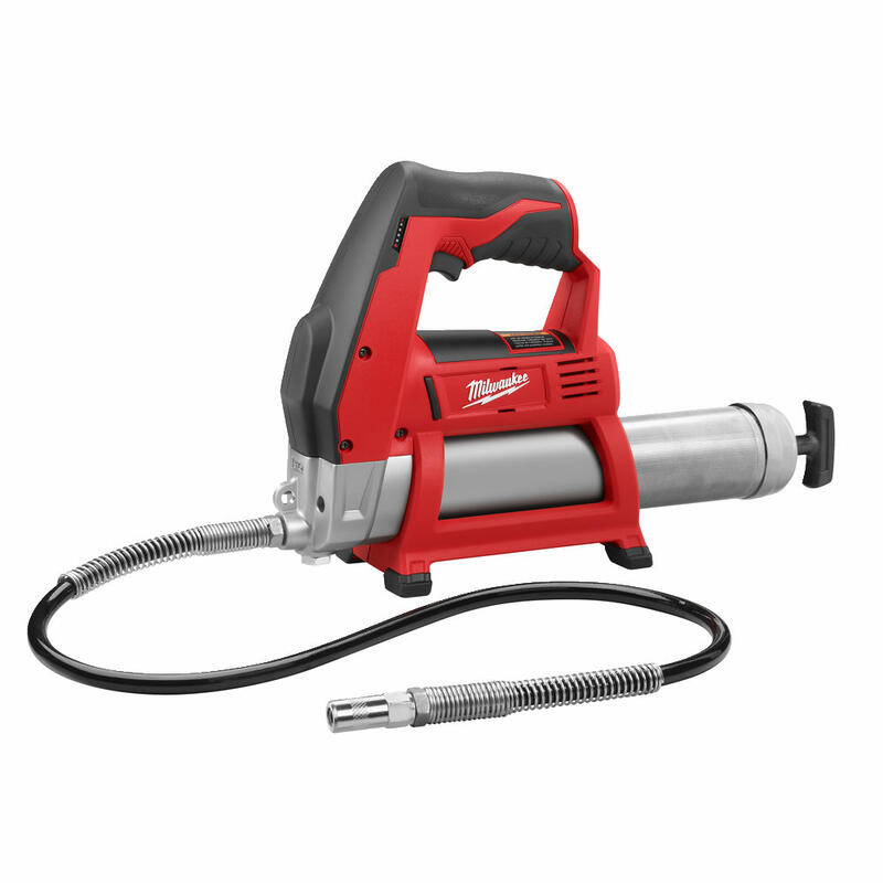 Mazací pistole Milwaukee M12 - pohled z boku