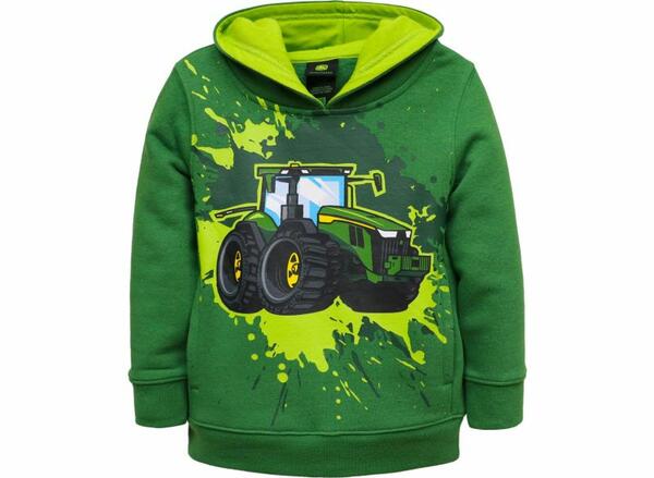 DĚTSKÁ MIKINA JOHN DEERE SPLASH, ZELENÁ