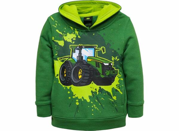 DĚTSKÁ MIKINA JOHN DEERE SPLASH, ZELENÁ