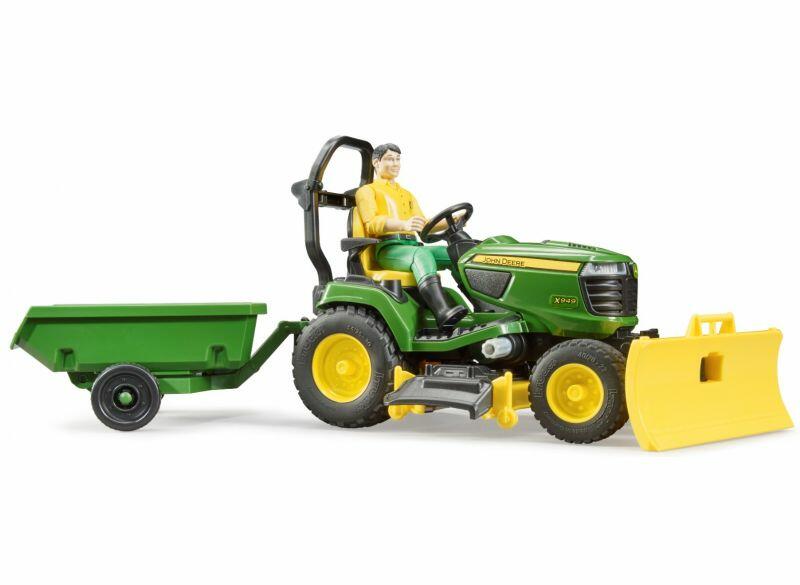 MODEL JOHN DEERE TRÁVNÍK TRAKTOR + ZAHRADNÍK