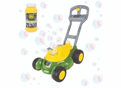 Sekačka pro děti John Deere Bubble´n Go - pohled zepředu