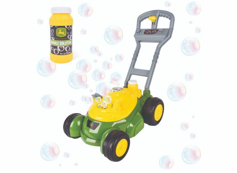Sekačka pro děti John Deere Bubble´n Go - pohled zepředu