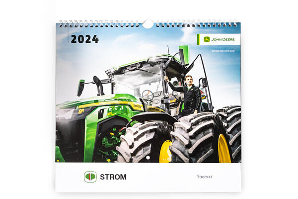 NÁSTĚNNÝ KALENDÁŘ JOHN DEERE 2024