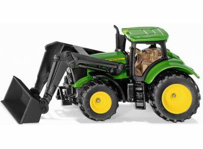 MODEL JOHN DEERE 6215R S ČELNÍM NAKLADAČEM 1/87