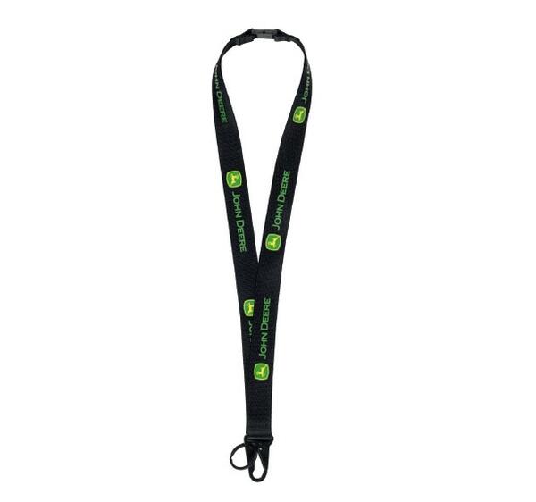 LANYARD JOHN DEERE EAGLE HOOK, ČERNÝ