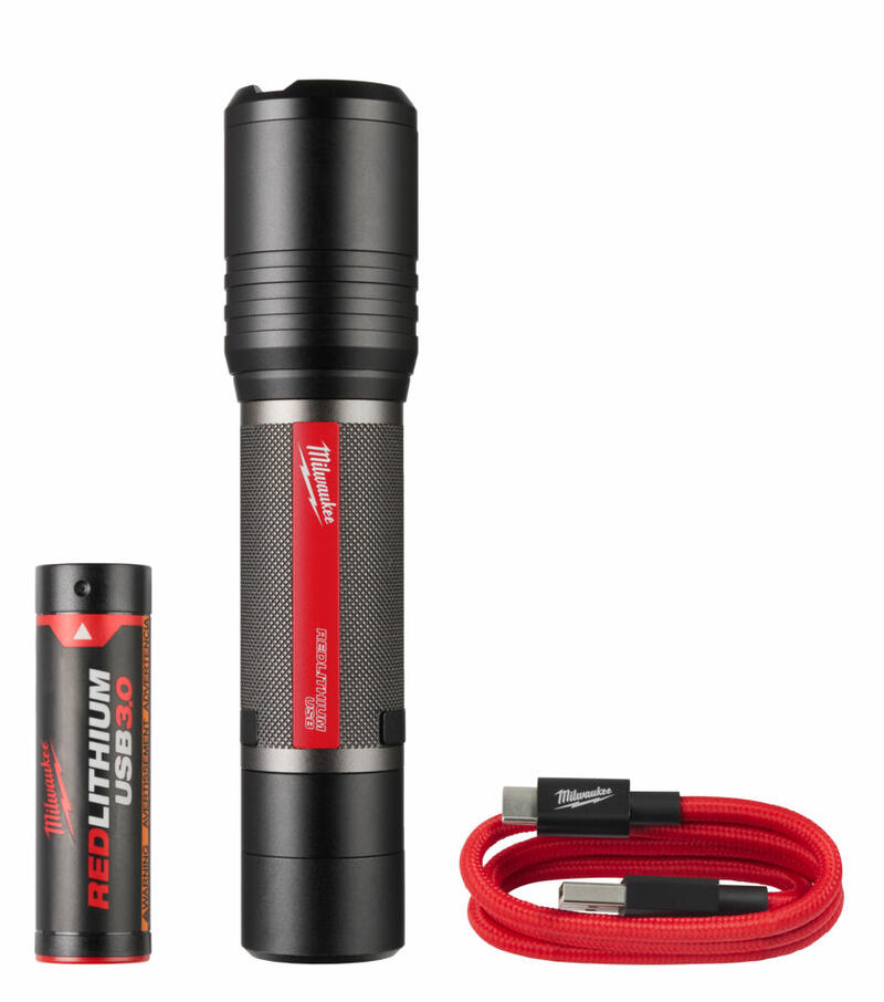USB baterka Milwaukee - pohled zepředu