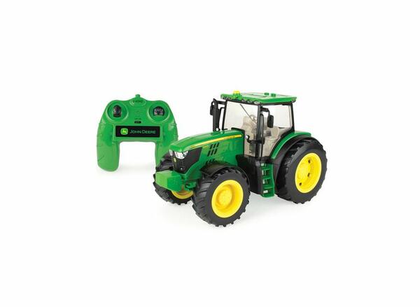 TRAKTOR 6210R JOHN DEERE NA DÁLKOVÉ OVLÁDÁNÍ BIG FARM RC