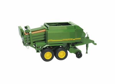 Hračka John Deere velký lis 1:16 - pohled z boku