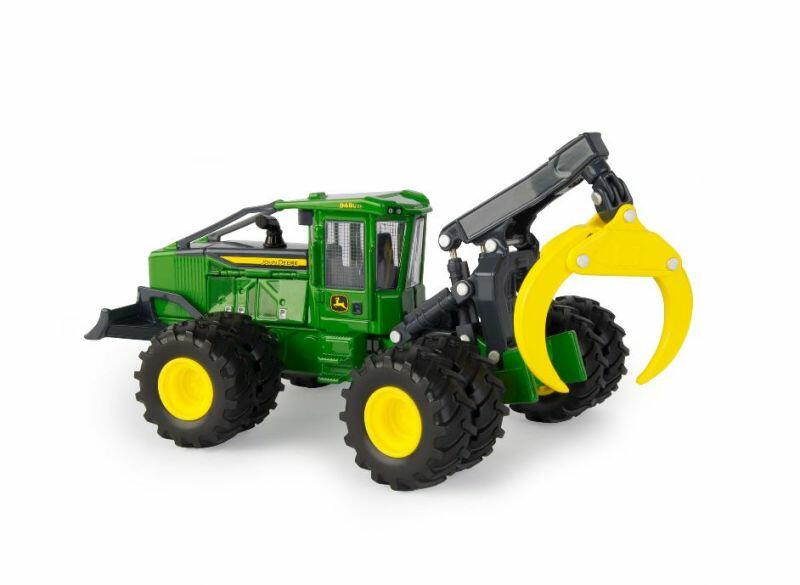 Drapákový vyvážecí stroj John Deere 948L - pohled zepředu