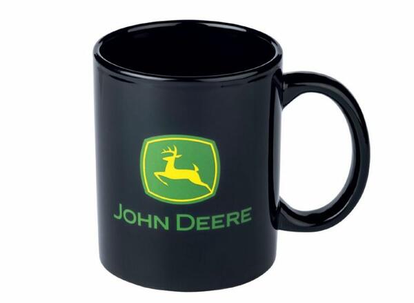 HRNEK JOHN DEERE - NOTHING RUNS LIKE A DEERE, ČERNÝ