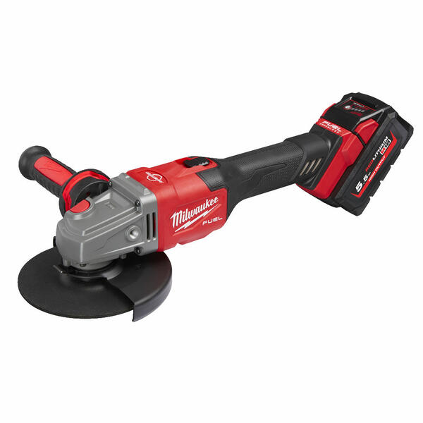 VÝKONNÁ ÚHLOVÁ BRUSKA 125 MM MILWAUKEE M18 FUEL S POSUVNÝM SPÍNAČEM IN2