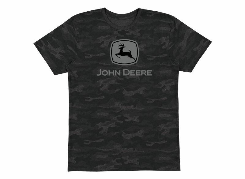 Tričko John Deere Camo - pohled zepředu