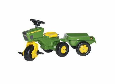 ŠLAPACÍ TŘÍKOLKA JOHN DEERE S PŘÍVĚSEM