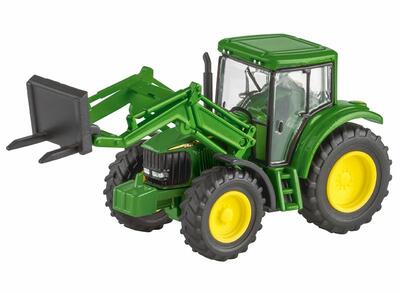 MODEL TRAKTOR JOHN DEERE 6820S S PŘEDNÍ VIDLICÍ 1:160 VIKING