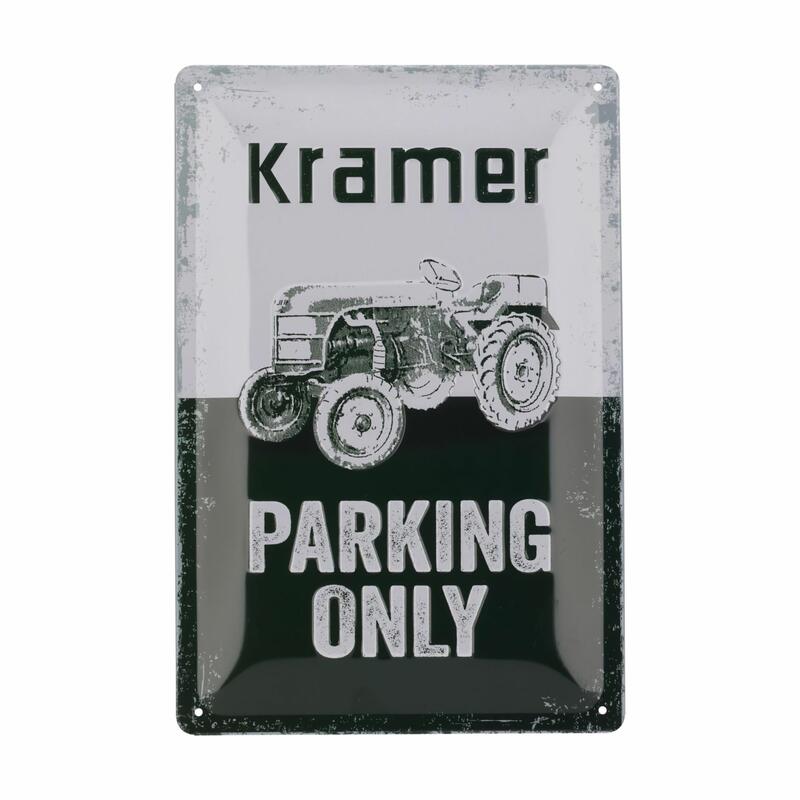 PLECHOVÁ CEDULE KRAMER PARKING ONLY, 20X30 CM