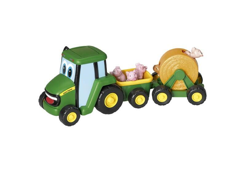 HRAČKA JOHN DEERE TRAKTOR S VAGONY