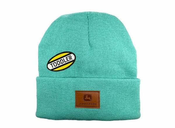 DĚTSKÝ KULICH JD S KOŽENÝM LOGEM, MINT