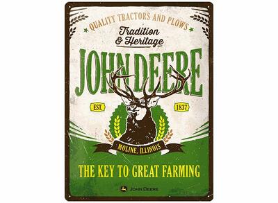 Plechová reklamní cedule John Deere 
