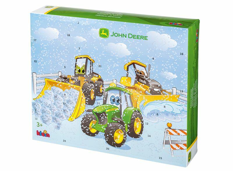 Adventní kalendář John Deere Build a Tractor - pohled zepředu