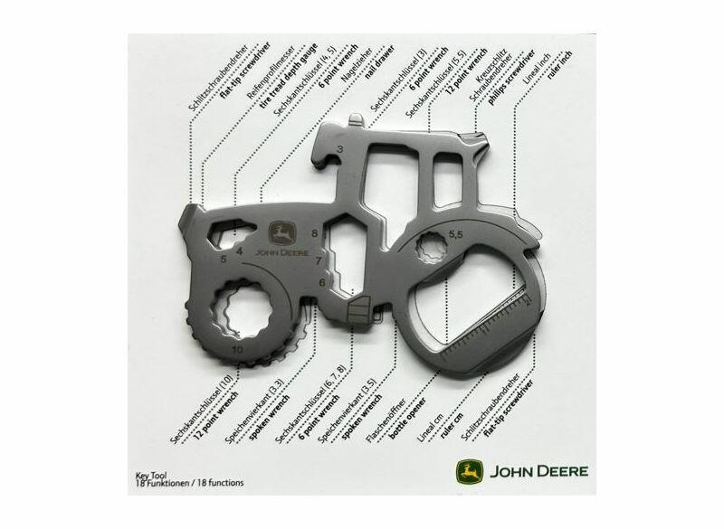 Multifunkční nástroj John Deere ve tvaru traktoru 18 funkcí