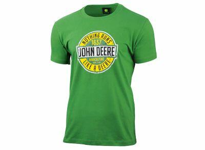 Tričko John Deere s potiskem - pohled zepředu