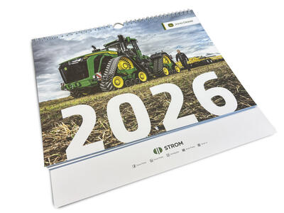 NÁSTĚNNÝ KALENDÁŘ JOHN DEERE 2026