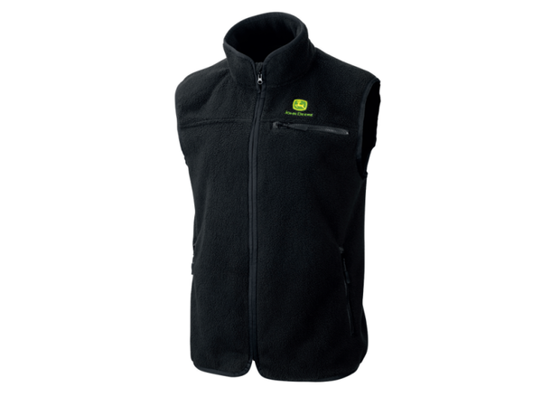 PÁNSKÁ VESTA JOHN DEERE OPERATOR FLEESE, ČERNÁ
