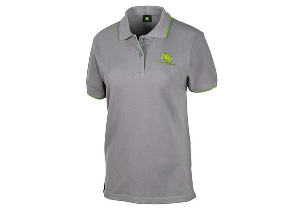 DÁMSKÉ POLO TRIČKO JOHN DEERE, ŠEDÉ