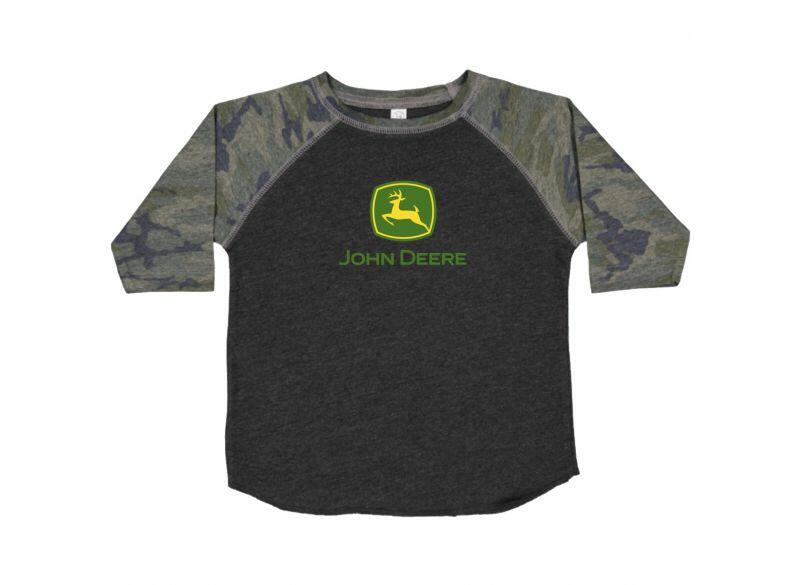 Chlapecké tričko John Deere s 3/4 rukávem - pohled zepředu