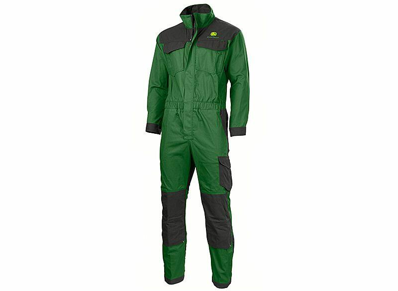 Jednodílná souprava John Deere, zelená - pohled zepředu