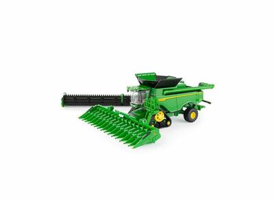 Model pásový kombajn John Deere X9 1:64 - pohled z boku