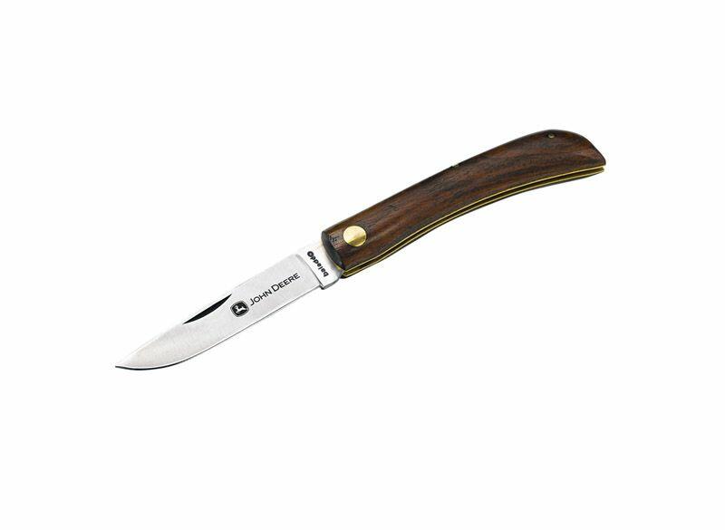 Zavírací nůž John Deere s dřevěnou střenkou