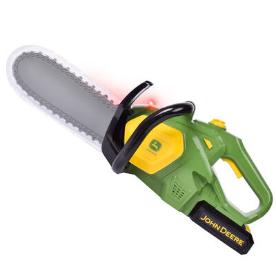 Hračka John Deere řetězová pila Lights&Sounds - pohled zepředu