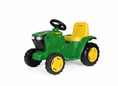 Šlapací John Deere mini tractor - pohled zepředu