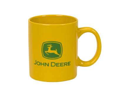 NEOBJ.HRNEK S LOGEM JOHN DEERE, ŽLUTÝ