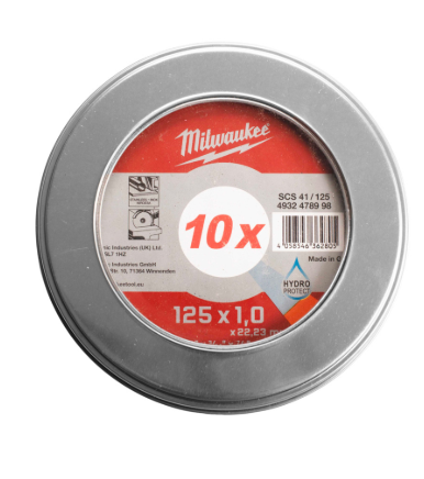 ŘEZNÝ KOTOUČ MILWAUKEE PRO+ 125X1MM - 10 KS