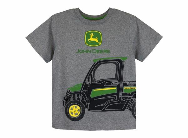 DĚTSKÉ TRIČKO JOHN DEERE GATOR, ŠEDÉ