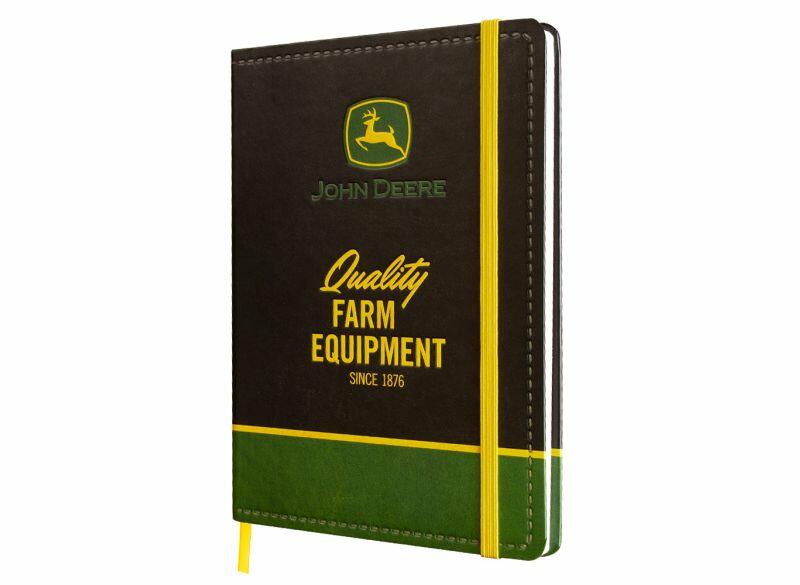 Zápisník John Deere Farm Equipment - pohled zepředu