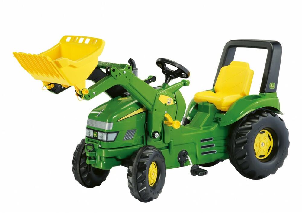 ŠLAPACÍ X-TRAC TRAKTOR JOHN DEERE S NAKLADAČEM