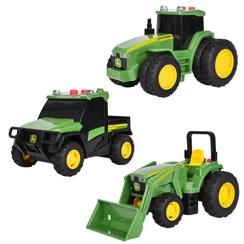 Hračka vozidla John Deere Lights&Sounds 3pack - pohled na sadu
