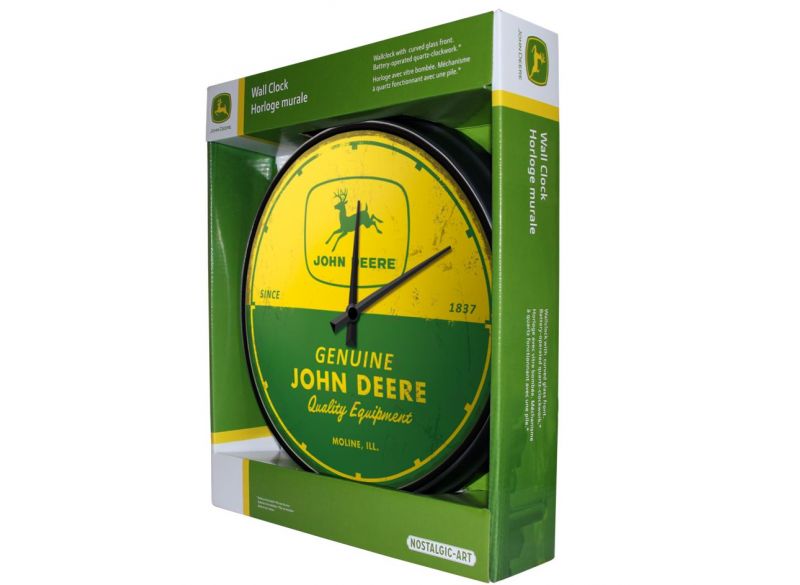 Nástěnné hodiny JOhn Deere Genuine Quality Equipment - balení