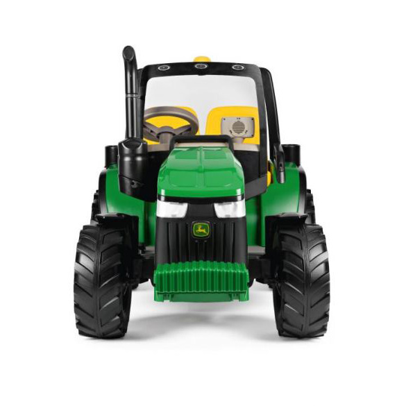 Elektrický John Deere Dual Force traktor - pohled zepředu