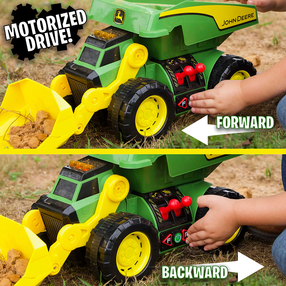 Hračka John Deere Dig Rig Lights&Sounds 2v1 - funkce