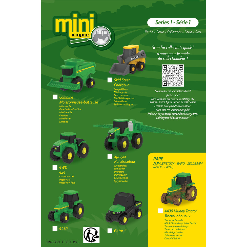 Hračka John Deere Mini Ertl - sběratelský průvodce