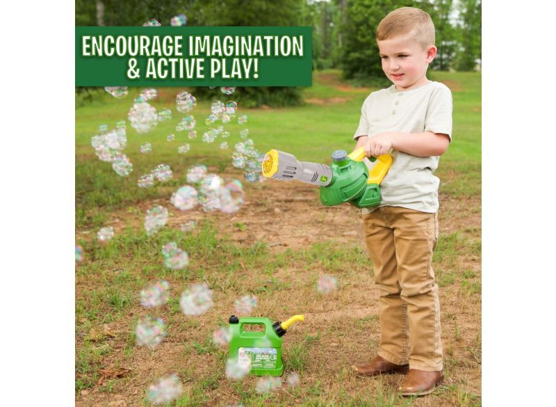 Foukač listí John Deere Bubble´n Fun - při hraní