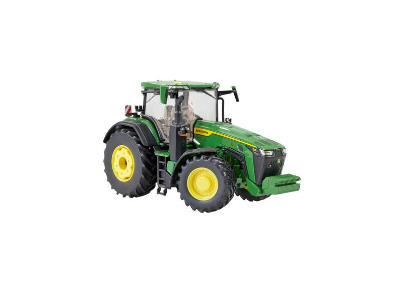 Model John Deere traktor 8R 370 1:32 - pohled zepředu zprava