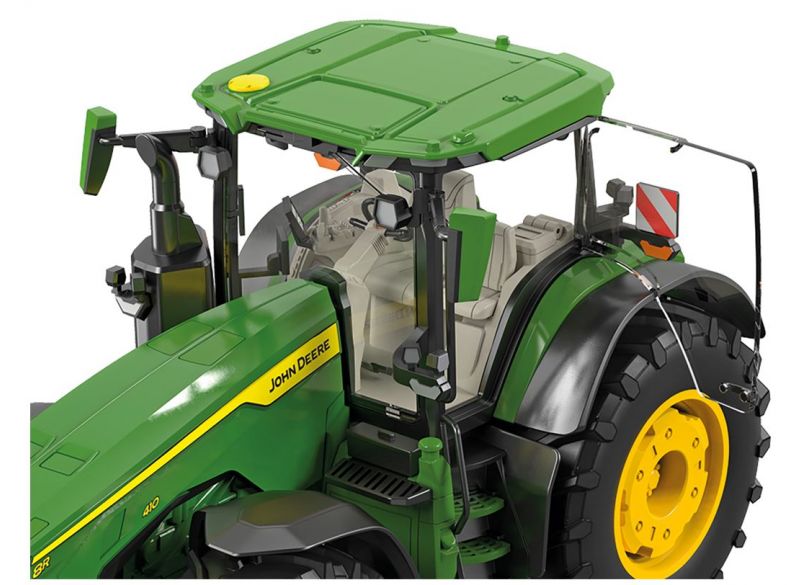 Model traktor John Deere 8R 410 1:32 - detail kabiny