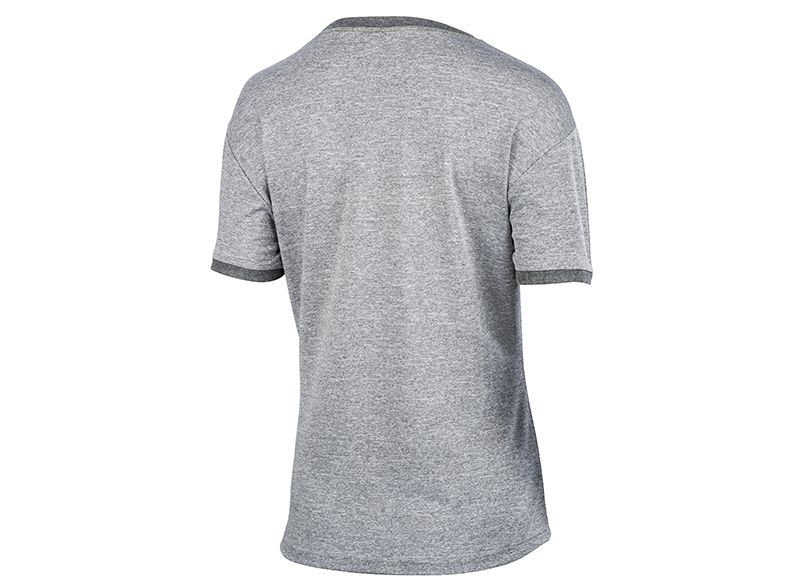 Dámské tričko John Deere Active, šedé - pohled zezadu