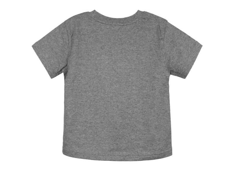 Dětské John Deere tričko s logem, šedé - pohled zezadu